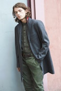 Mark Wool Coat - Men’s long grey coat