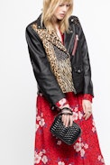 Liya Patch Coat - Women’s black leather blouson