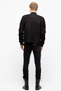 Lester Coat - Men’s black leather blouson
