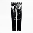 Pantalon Peko - Pantalon femme en cuir vinyle