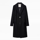 Mad Coat - Women’s long black coat