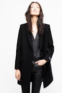 Manteau Marco - Manteau noir femme