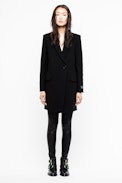 Manteau Marco - Manteau noir femme