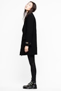 Manteau Marco - Manteau noir femme