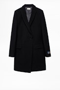 Manteau Marco - Manteau noir femme