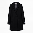 Manteau Marco - Manteau noir femme