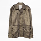 Kid Bronze Coat - Women’s khaki blouson