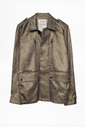 Kid Bronze Coat - Women’s khaki blouson