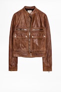 Love Aviator Coat - Women’s short leather blouson