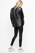 Volta Jacket - Women’s black leather jacket