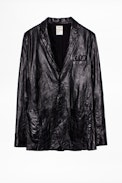 Volta Jacket - Women’s black leather jacket