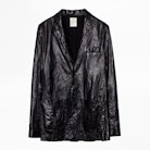 Volta Jacket - Women’s black leather jacket