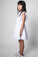 Robe Ranil Enfant - Robe en coton blanc enfant
