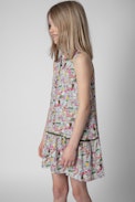 Karo Kids’ Dress - Kids’ Core Cho print dress with a lace band