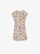 Robe Karolina Fille - Robe fille multicolore à imprimé fleuri.