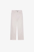 Pantalon Margaret Enfant - Pantalon en coton rose forme large enfant