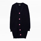 Rita Cardigan - Women’s navy blue cardigan