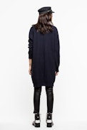 Rita Cardigan - Women’s navy blue cardigan