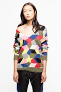 Diane Sweater - Patterned women’s jumper