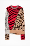 Delly Sweater - Women’s multicolored wool and cashmere jumper