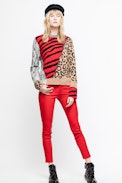 Delly Sweater - Women’s multicolored wool and cashmere jumper