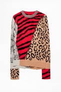 Delly Sweater - Women’s multicolored wool and cashmere jumper