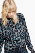 Justy Print Cachemire Sweater - Women’s cashmere jumper