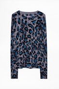 Justy Print Cachemire Sweater - Women’s cashmere jumper