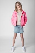 Kids’ Vick Windbreaker - Kids' waterproof hooded windbreaker featuring Core Cho motifs