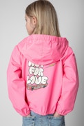 Kids’ Vick Windbreaker - Kids' waterproof hooded windbreaker featuring Core Cho motifs