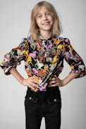 Sahara Children’s Top - Children’s black blouse