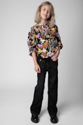 Sahara Children’s Top - Children’s black blouse