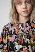 Sahara Children’s Top - Children’s black blouse