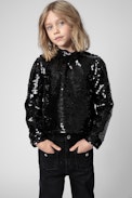 Children’s Tummy Top - Children’s black blouse