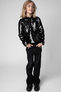 Children’s Tummy Top - Children’s black blouse