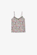 Cam Kids’ Camisole - Kids' camisole with spaghetti straps and featuring a Core Cho print