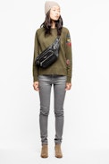 Upper Bis Ohtake Sweatshirt - Women’s embroidered sweatshirt