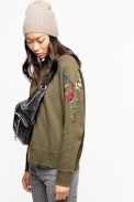 Upper Bis Ohtake Sweatshirt - Women’s embroidered sweatshirt