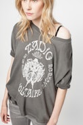 Portland Cowboy Sweatshirt - Women’s patterned grey sweatshirt