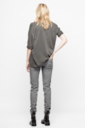 Portland Cowboy Sweatshirt - Women’s patterned grey sweatshirt