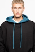 Spencer Hood Sweatshirt - Men’s black sweatshirt