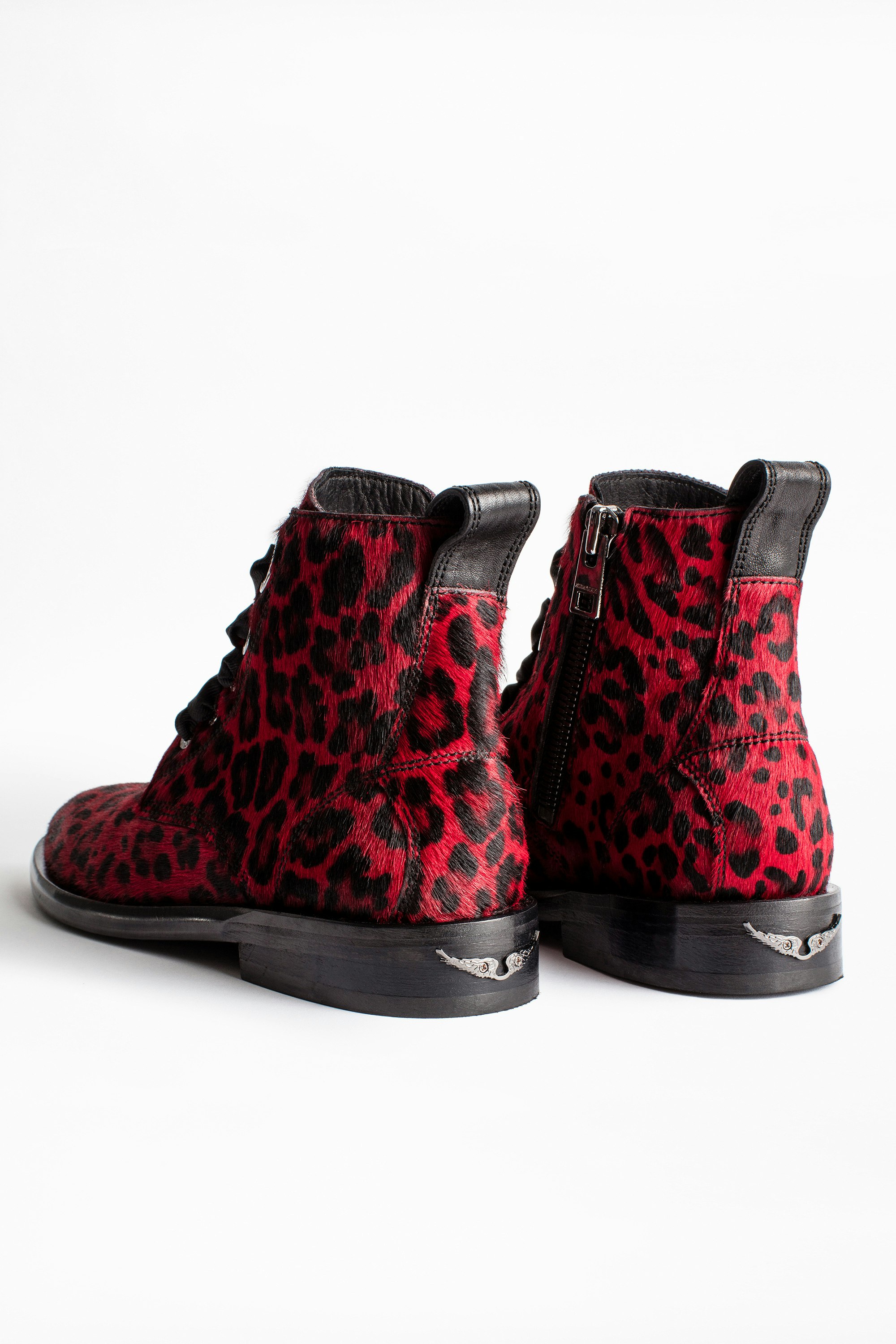 boots leopard zadig et voltaire
