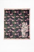 Foulard Delta Camou Dancing - Foulard femme imprimé camouflage.