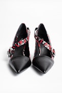Pumps Discover Wild Leo - Damenpumps aus Leder mit Leopardendruck.