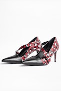 Pumps Discover Wild Leo - Damenpumps aus Leder mit Leopardendruck.