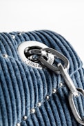 Sac Ziggy Stardust Corduroy - Sac bleu femme en velours côtelé.