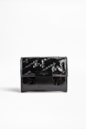 Portefeuille Ziggy Square - Portefeuille femme en cuir matelassé.