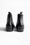 Leon Men’s Ankle Boots - Men’s black leather ankle boots.