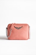 Xs Boxy Grained Bag - Women’s small pink bag in grained leather.