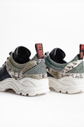 Sneakers Blaze Lurex - Baskets running argentées femme.